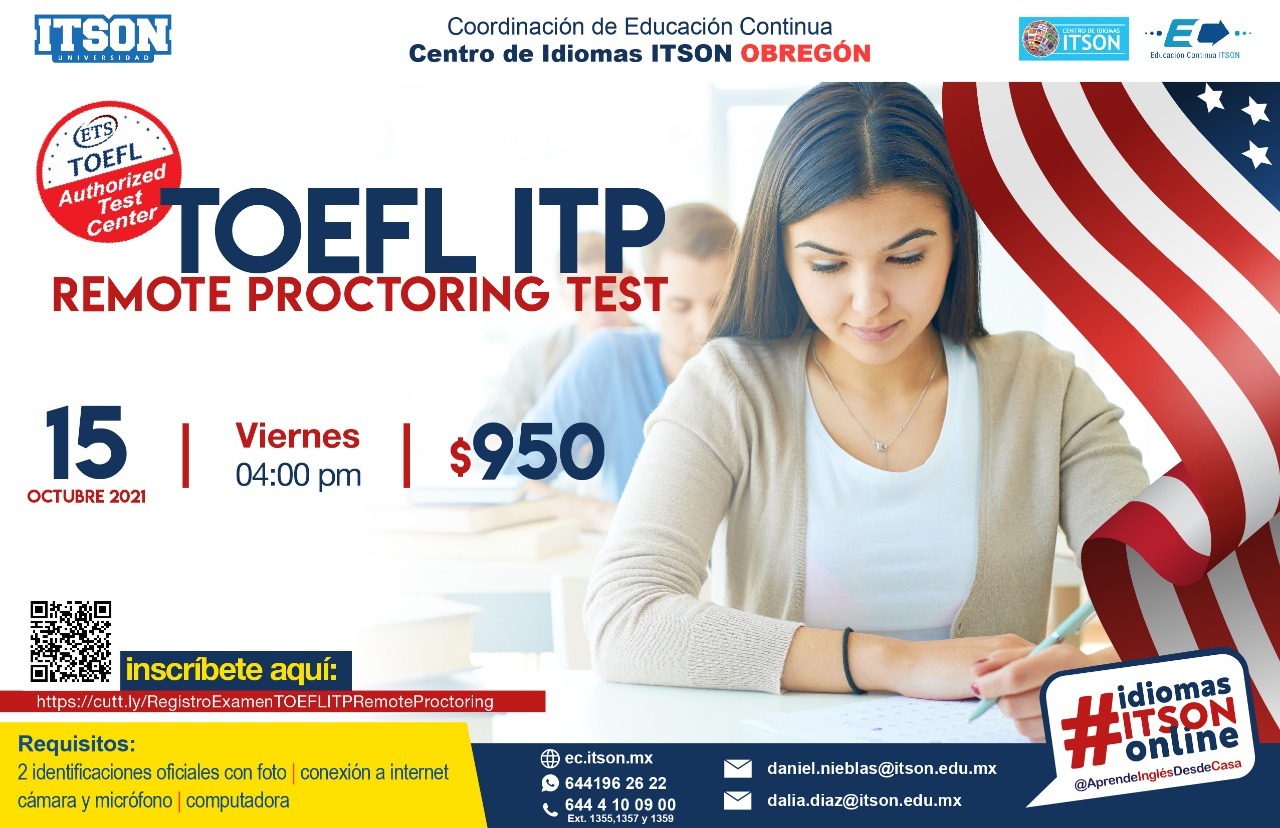 TOEFL ITP Octubre TOEFL ITP Octubre